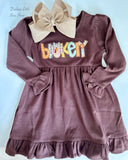 Personalized Thanksgiving Turkey Dress