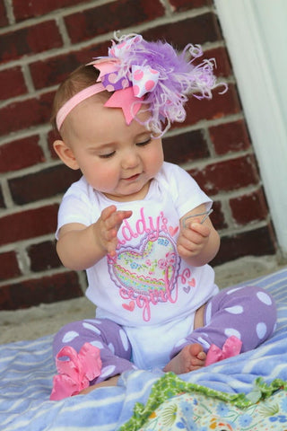 Daddy's Girl Outfit, Father's Day Outfit for baby girls - Darling Little Bow Shop