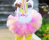 Baby Girl Easter Tutu Outfit - Hot Pink Chickie - Darling Little Bow Shop