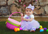 Pastel Easter Baby Girl Tutu  - Lavender and Pink Tutu - Darling Little Bow Shop