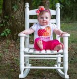 Pink Pumpkin Patch shirt or bodysuit for girls - Darling Little Bow Shop