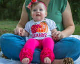 Pink Pumpkin Patch shirt or bodysuit for girls - Darling Little Bow Shop