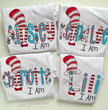 Girls School Shirt - personalized I am - Darling Little Bow Shop