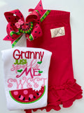 Granny Spoils Me Sweet Shirt or Bodysuit for girls -- customizable - Darling Little Bow Shop