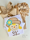 Autumn Friend Scarecrow shirt or bodysuit for girls