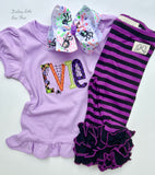 Spooky & Sweet Halloween Name Shirt for girls
