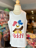 Patriotic Eagle shirt or tank for girls