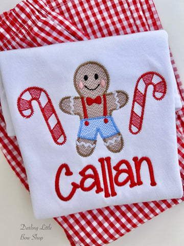 Gingerbread Lane Bodysuit or Shirt for boys