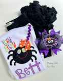 Spider Bow -- Halloween Bow -- Itsy Bitsy Spider