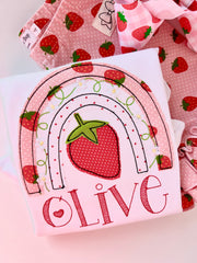 Strawberry Farm Rainbow shirt, tank top or bodysuit for girls