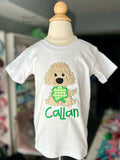 St Patrick’s Day Lucky Dog shirt for boys