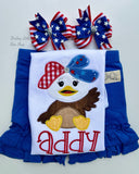 Patriotic Eagle shirt or tank for girls