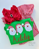 Jolly Santa shirt for girls