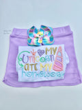 Knit Lavender Skort