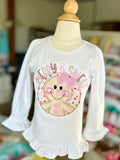 Merry and Sweet Gingerbread shirt for girls - Darling Little Bow Shop