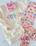 Cream Candy Hearts Shirt or Sweatshirt