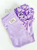 Light Purple Ruffle Leggings - Light Purple Icings Ruffle Leggings