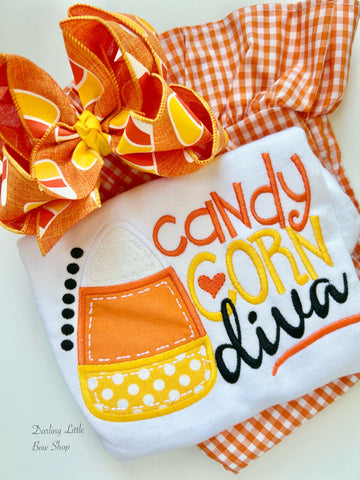 Candy Corn Diva Bodysuit or Shirt