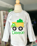 St Patrick’s Dump Truck shirt for boys