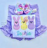 Easter Peeps Bunny Shirt or Bodysuit for girls
