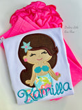 Mermaid Just Like me shirt, ruffle shirt, tank or bodysuit