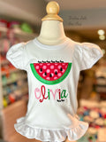 Watermelon Picnic shirt, tank top or bodysuit for girls