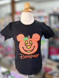 Mickey Halloween Pumpkin shirt - Darling Little Bow Shop