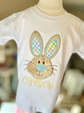 Funny Bunny Easter Shirt or Bodysuit for boys - Darling Little Bow Shop