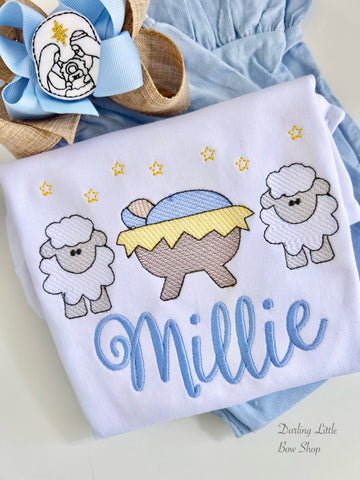 Christ, The Newborn King shirt for girls