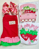 Strawberry Ruffle Shorties, Strawberry Festival Shorties