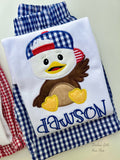 Boys Navy Check Shorts