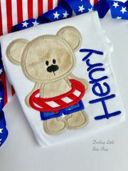 Boys shirt or bodysuit for 4th of July - Summertime Champ