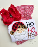 Santa Ruffle bow for Christmas