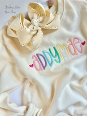 Cream Candy Hearts Shirt or Sweatshirt