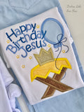 Happy Birthday Jesus Bodysuit or Shirt for boys
