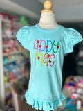 Bright Beginnings apple name shirt for girls