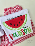 Red Gingham Shorts for Boys