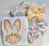 Funny Bunny Easter Shirt or Bodysuit for girls - Darling Little Bow Shop
