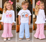 Give thanks to the Lord pumpkin shirt for boys
