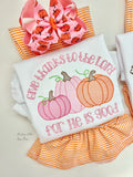 Pink Pumpkin Patch Hairbow