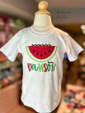 Watermelon Picnic shirt or bodysuit for boys