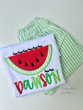 Watermelon Picnic shirt or bodysuit for boys