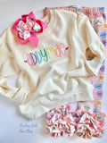 Sweet Talk Ruffle Leggings, Conversation Hearts leggings