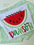 Watermelon Picnic shirt or bodysuit for boys