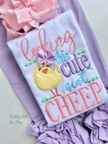 Easter Chick Shirt, Looking this cute ain't CHEEP