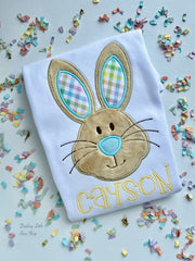 Funny Bunny Easter Shirt or Bodysuit for boys