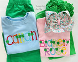 Happy Go Lucky St. Patrick’s Day top for girls