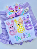Easter Peeps Bunny Shirt or Bodysuit for girls