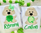 St Patrick’s Day Lucky Dog shirt for boys