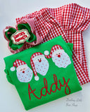 Jolly Santa shirt for girls